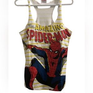 Marvel comics Spider-Man women’s racerback tank top - Size medium